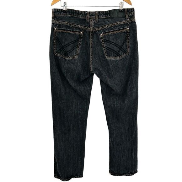 Kenneth Cole Reaction gray straight jeans size 36x32 - Picture 3 of 8